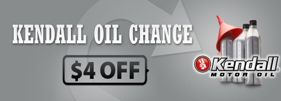 Kendall Oil Change $4 Off